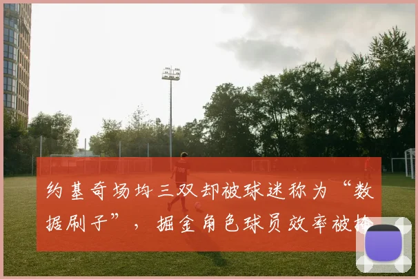 约基奇场均三双却被球迷称为“数据刷子”,掘金角色球员效率被掩盖