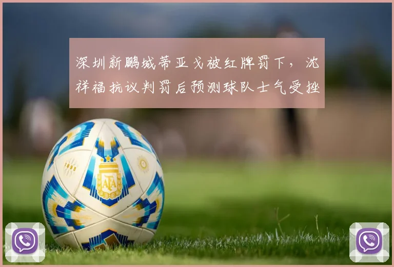 深圳新鹏城蒂亚戈被红牌罚下,沈祥福抗议判罚后预测球队士气受挫